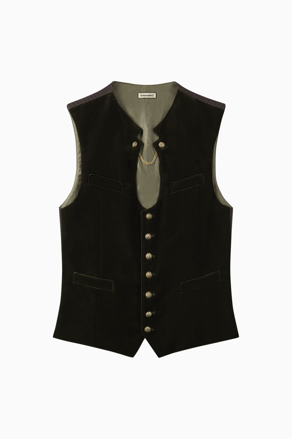 Ignaz Waistcoat – Bronze Green