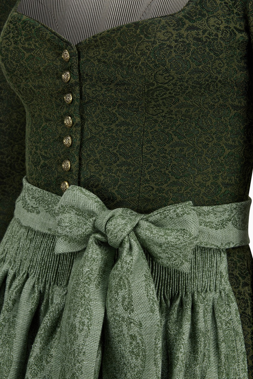 Amelie Dirndl Dress – Thyme/Smoke Green