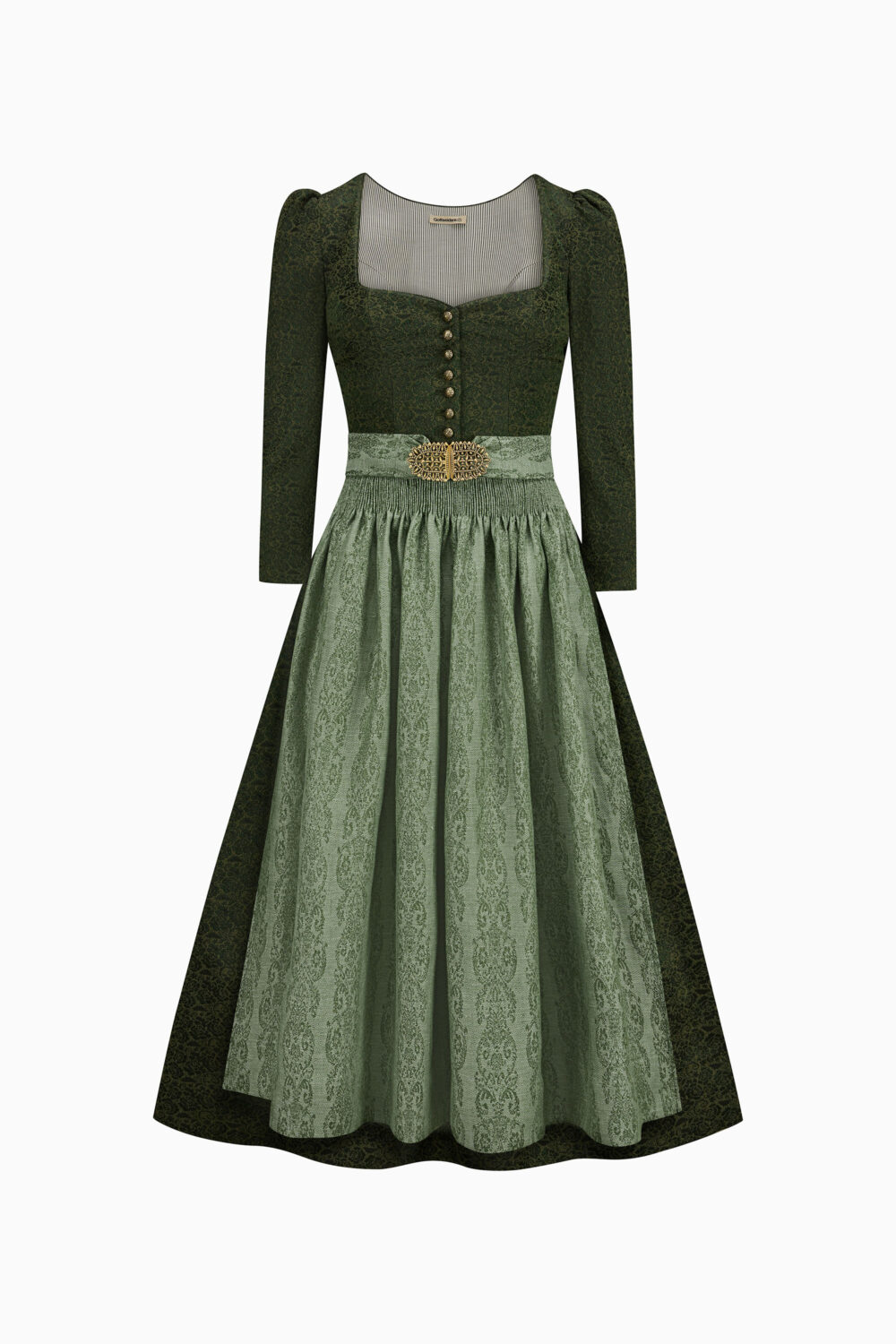 Amelie Dirndl Dress – Thyme/Smoke Green