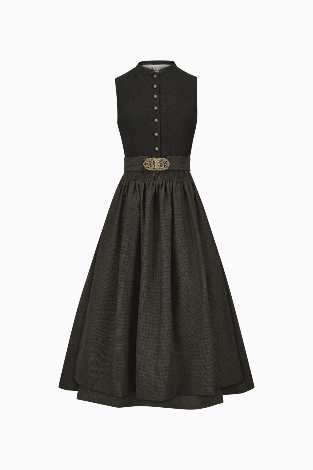 Magda Dirndl Dress – Rosemary/Bronze Green
