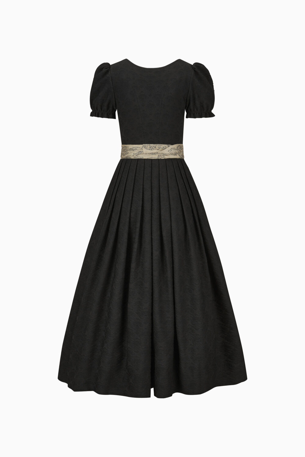 Elodie Dirndl Dress – Black/Urban Chic