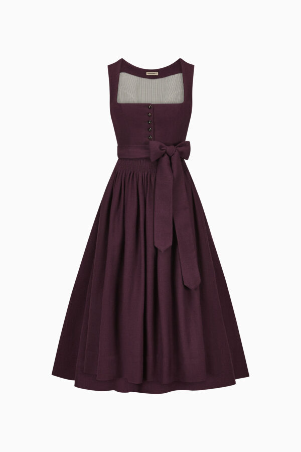 Monika Dirndl Dress – Merlot/Merlot