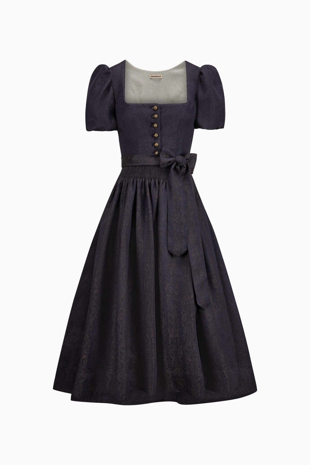 Laura Dirndl Dress – Gothic Black/Gothic Black
