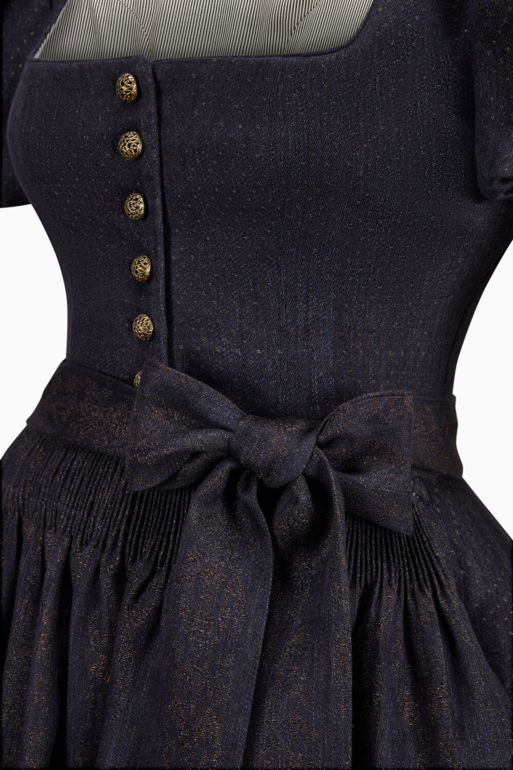 Laura Dirndl Dress – Gothic Black/Gothic Black