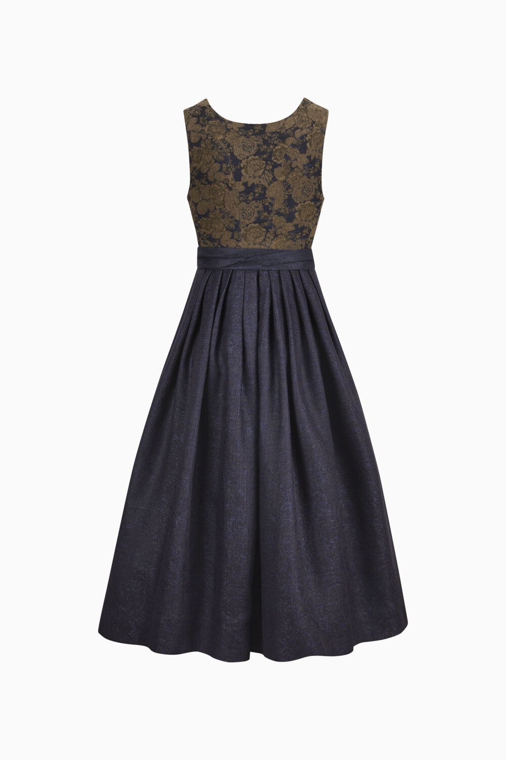 Monika Dirndl Dress – Midnight Blue/Blue-Black