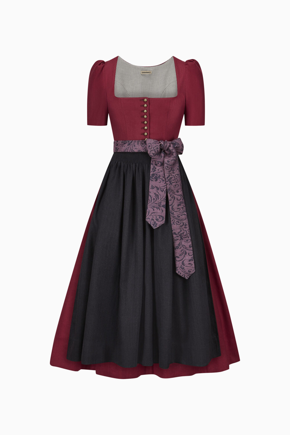 Hanni Dirndl Dress – Berry/Carbon Blue