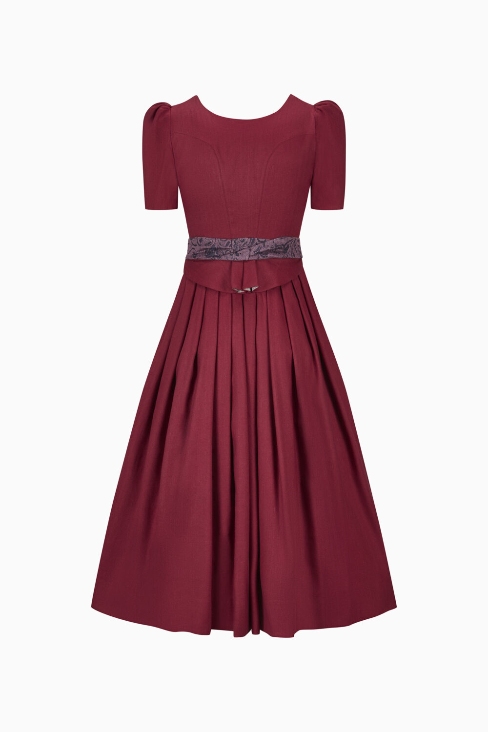 Hanni Dirndl Dress – Berry/Carbon Blue