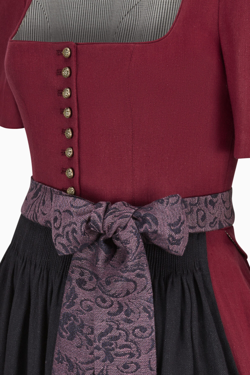 Hanni Dirndl Dress – Berry/Carbon Blue