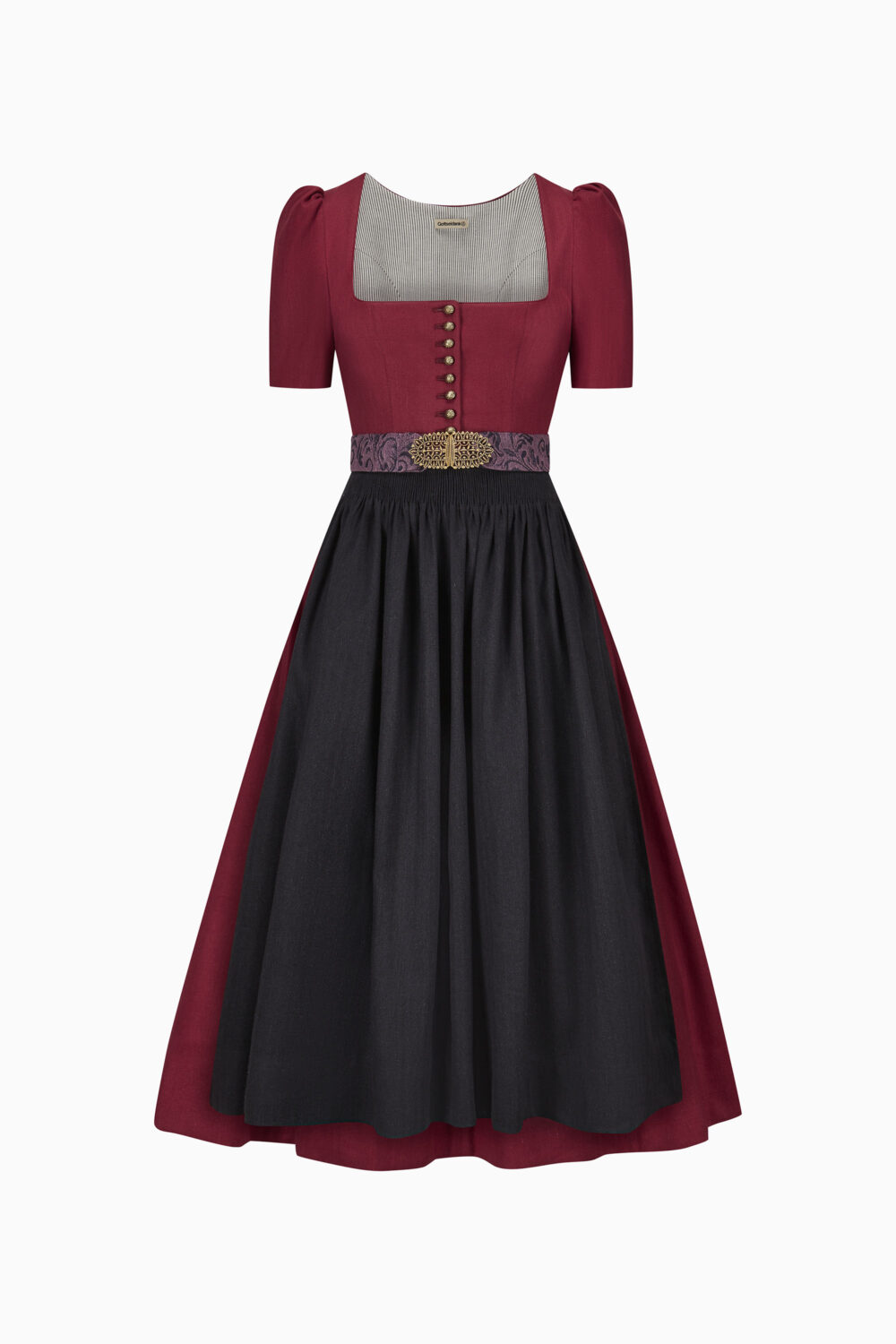 Hanni Dirndl Dress – Berry/Carbon Blue
