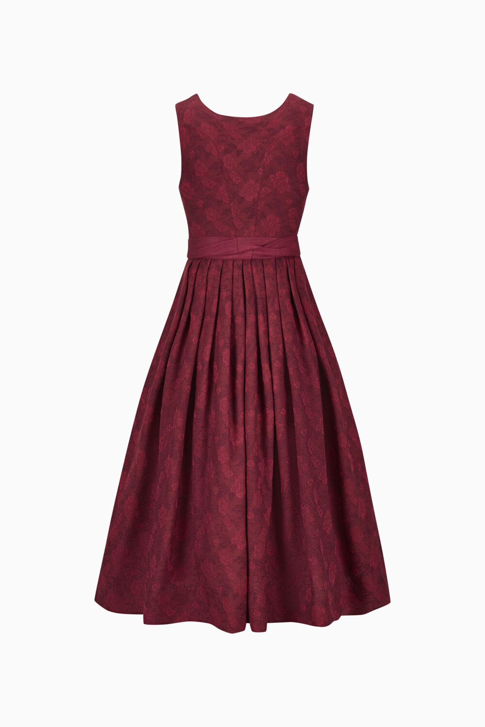 Monika Dirndl Dress – Burgundy/Cranberry