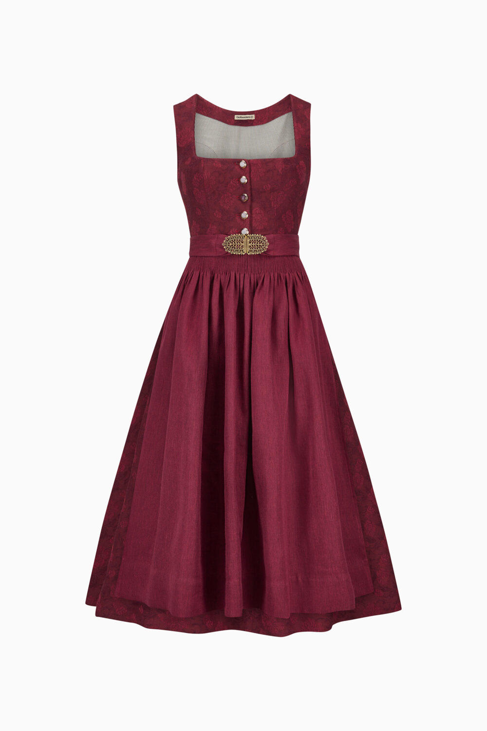 Monika Dirndl Dress – Burgundy/Cranberry