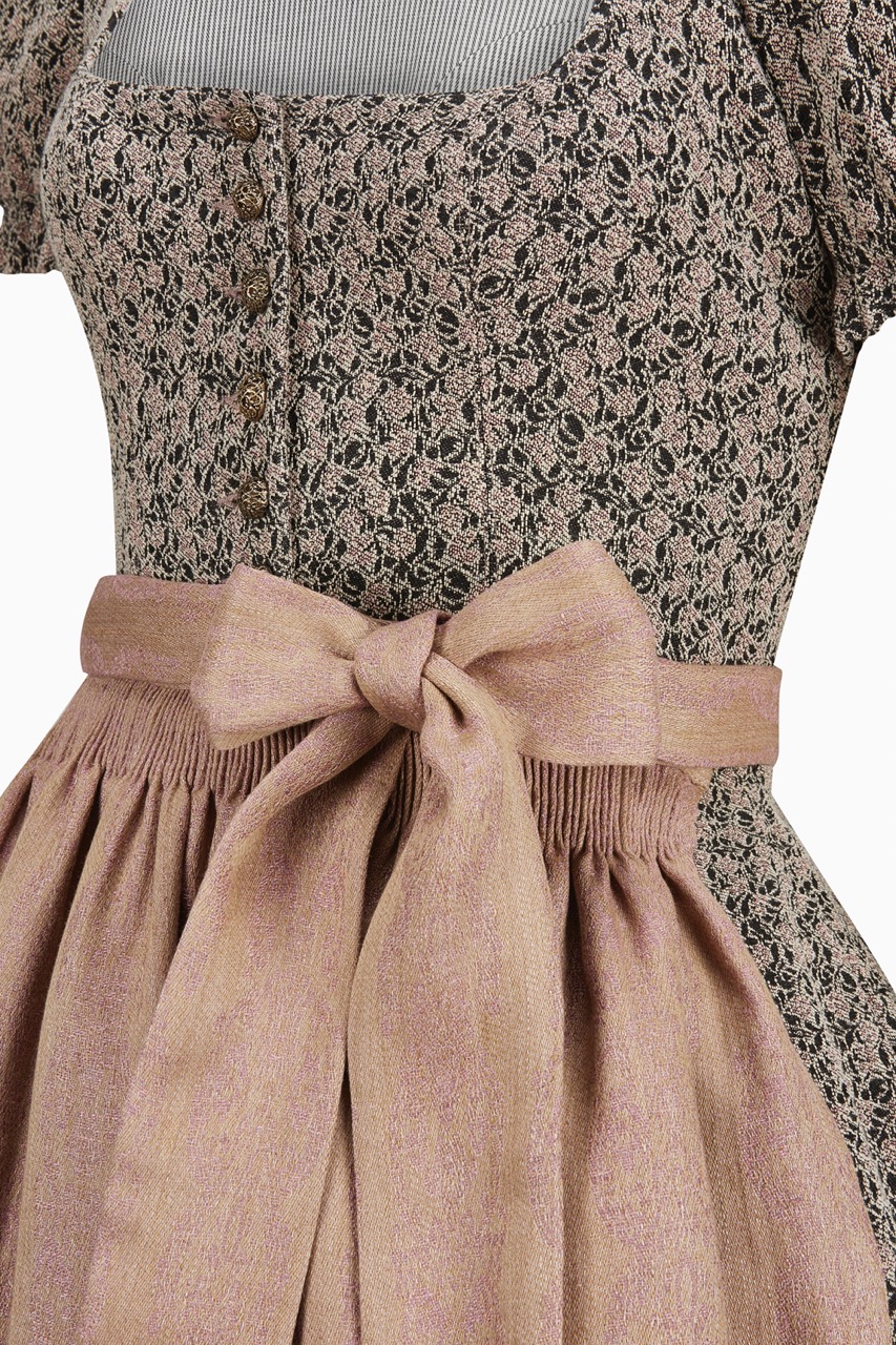 Elodie Dirndl Dress – Dusty Rose/Mauve Glow