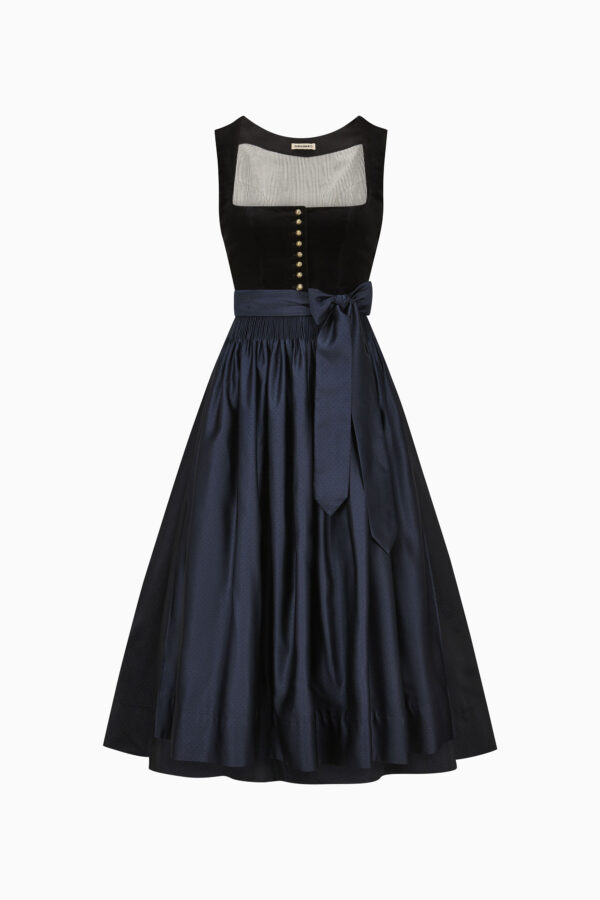 Monika Dirndl Dress – Black/Blue-Black