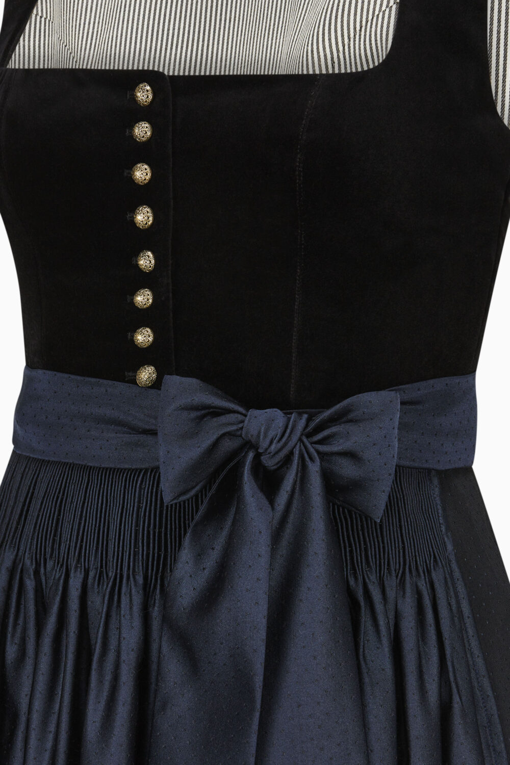 Monika Dirndl Dress – Black/Blue-Black
