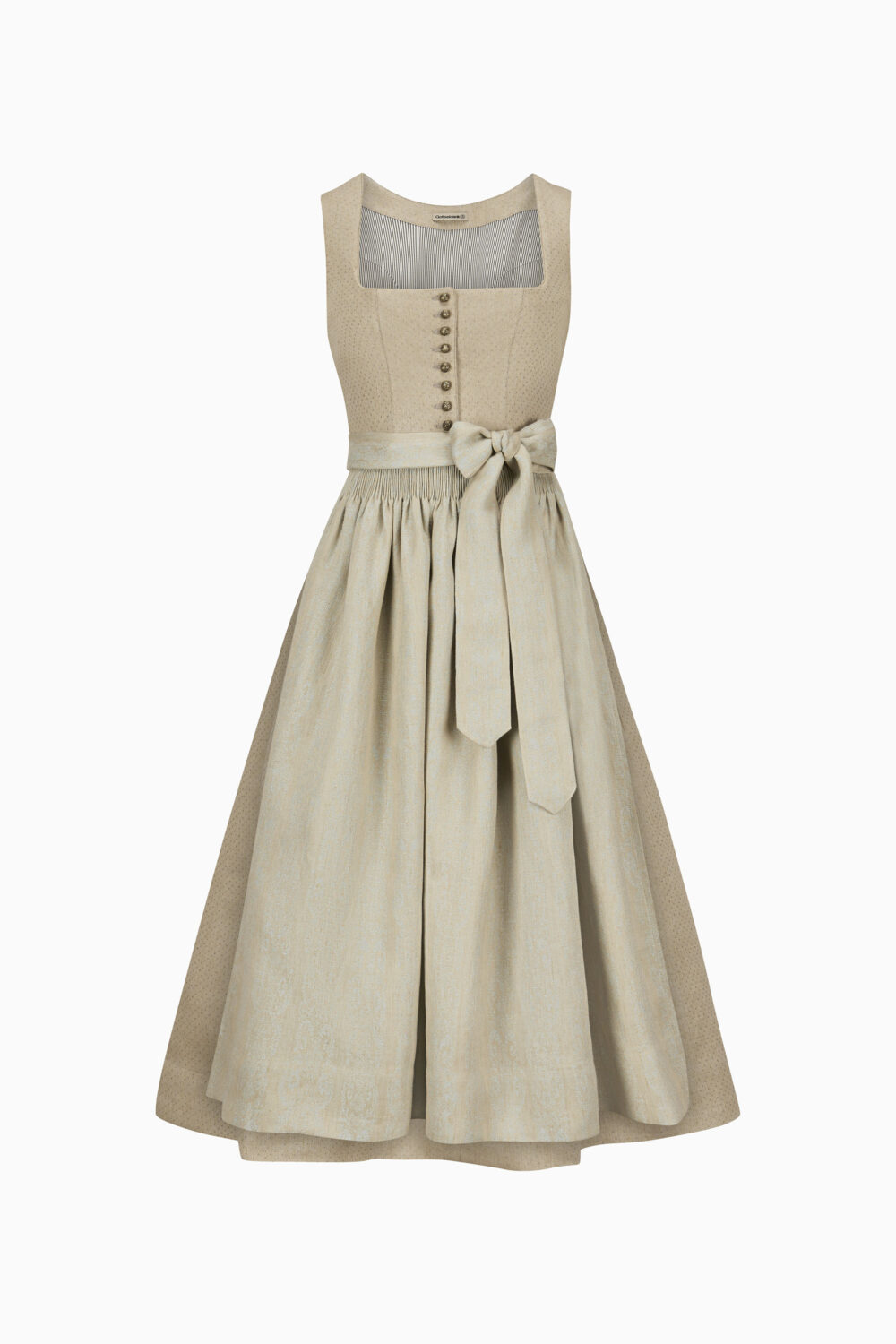 Monika Dirndl Dress – Sand/Winter Sky
