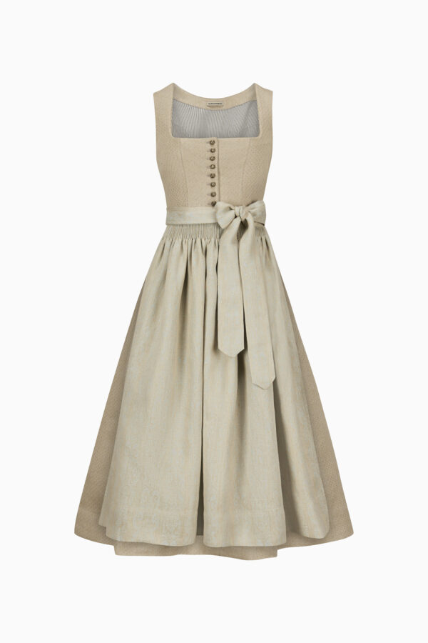 Monika Dirndl Dress – Sand/Winter Sky