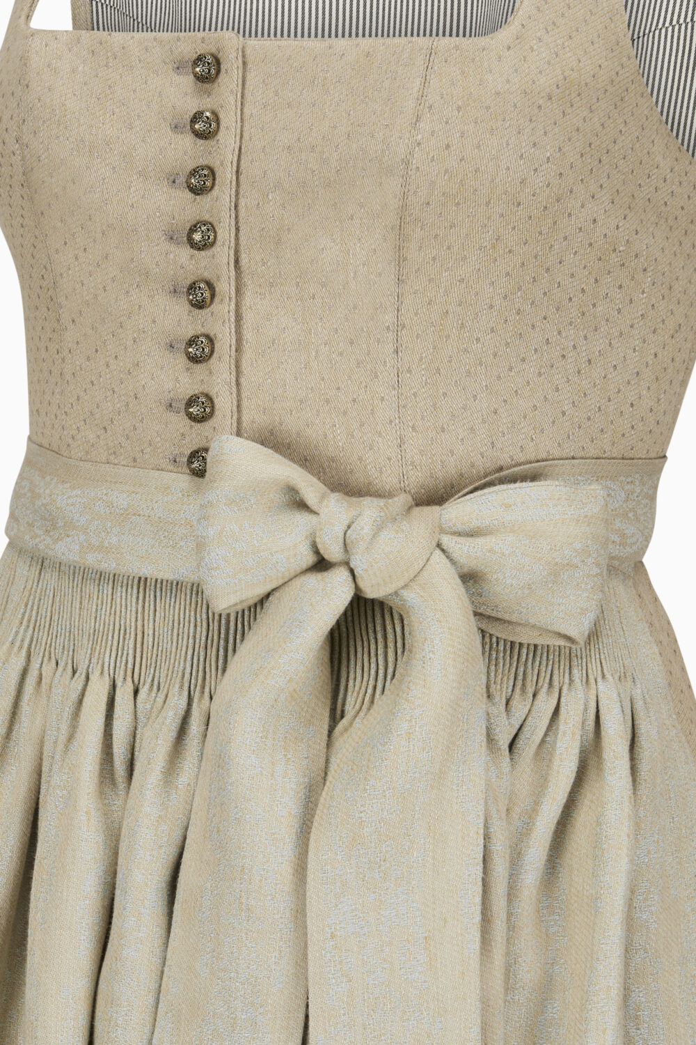 Monika Dirndl Dress – Sand/Winter Sky