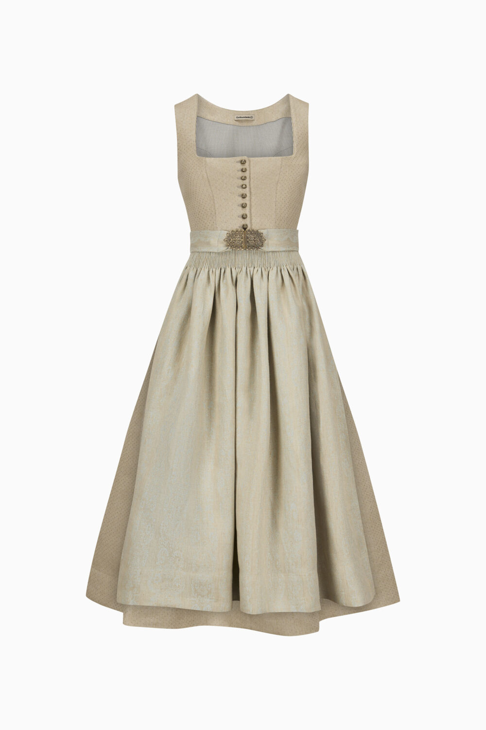 Monika Dirndl Dress – Sand/Winter Sky