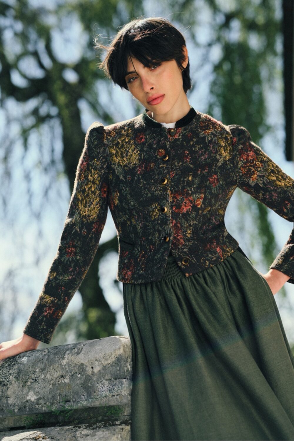 Flora Jacket – Antique Black