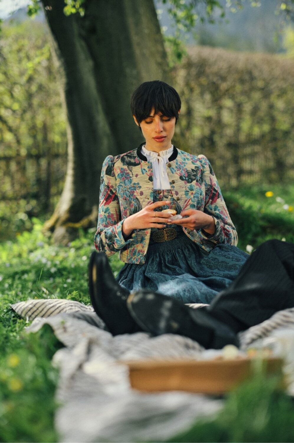 Flora Jacket – Almond Milk