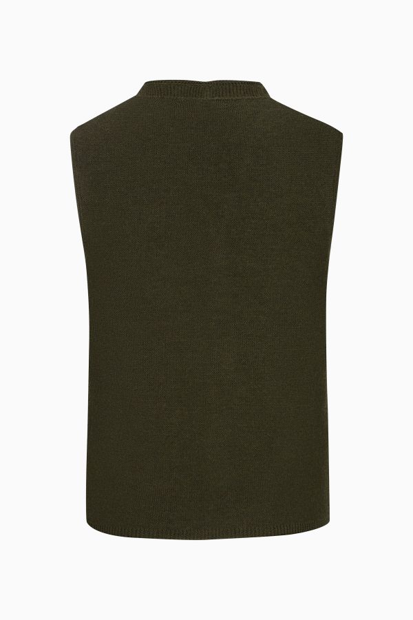 Theodor Uni Knitted Waistcoat - Gottseidank