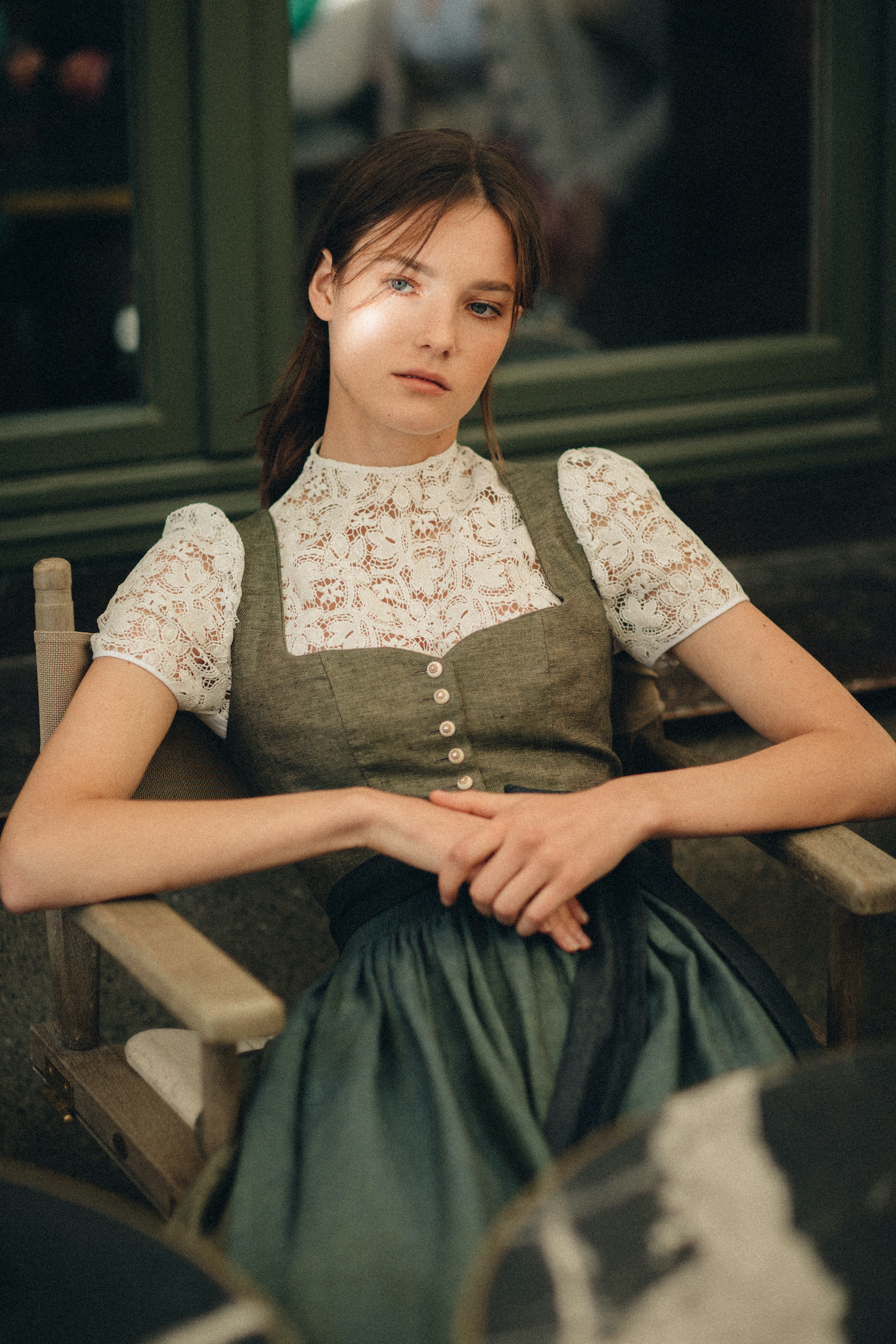 Ernesta Dirndl Blouse Gottseidank